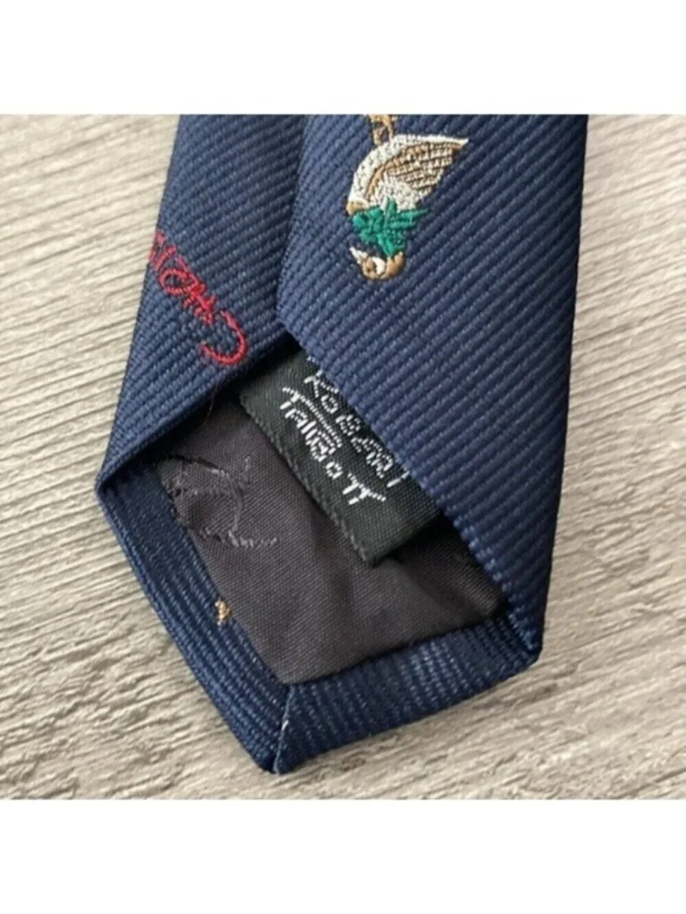 Robert Talbott Neck Tie Mallard Duck Merry Christmas Bow Novelty Blue Red 55